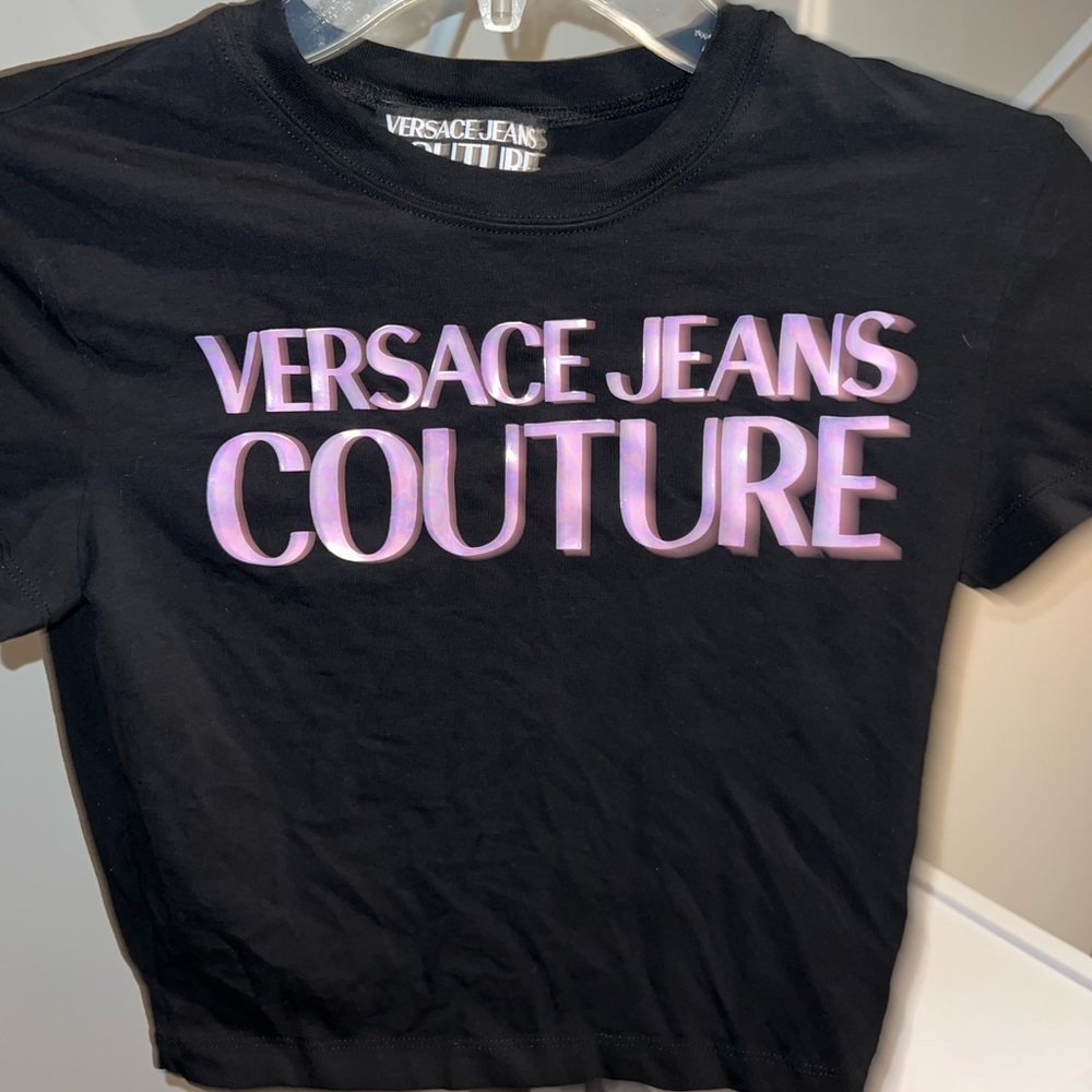 VERSACE JEANS COUTURE crop tee